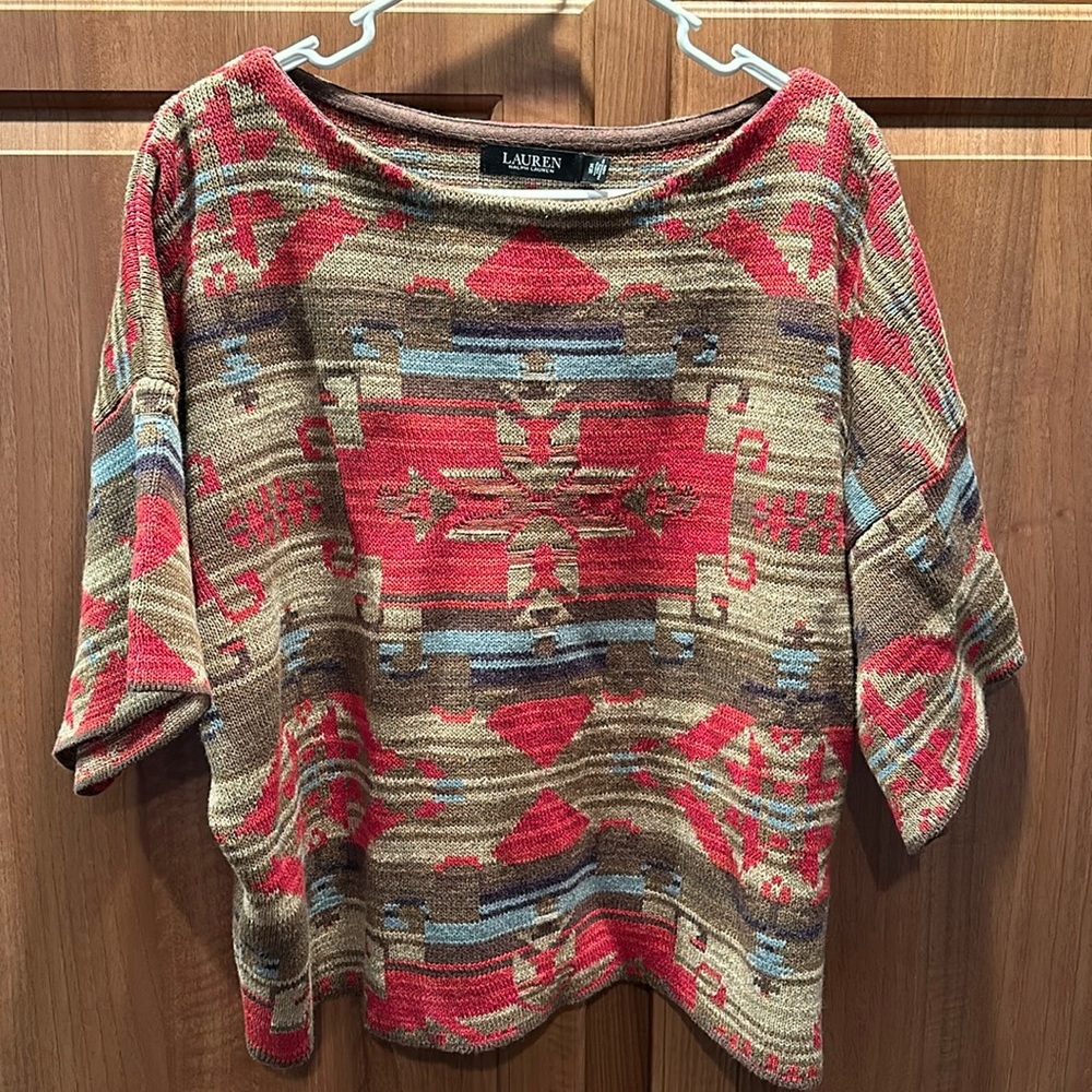 NWT Lauren Ralph Lauren SS Sweater